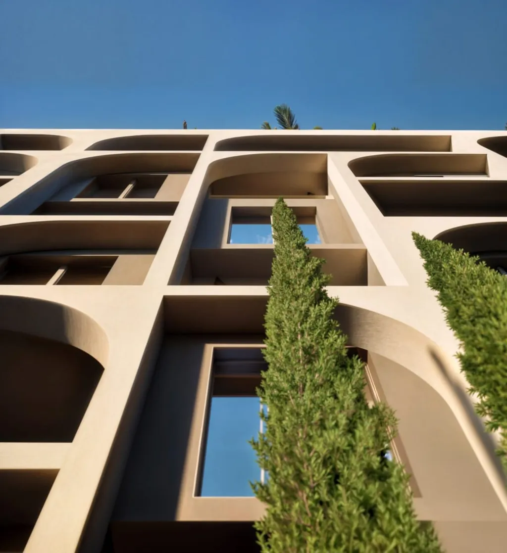 Facade at ground-floor level